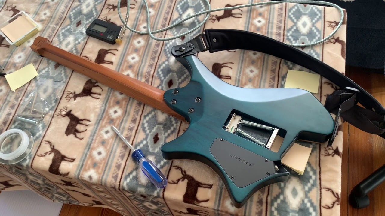 How To Change String Gauge on Strandberg Guitar with Tremolo Adjustment
