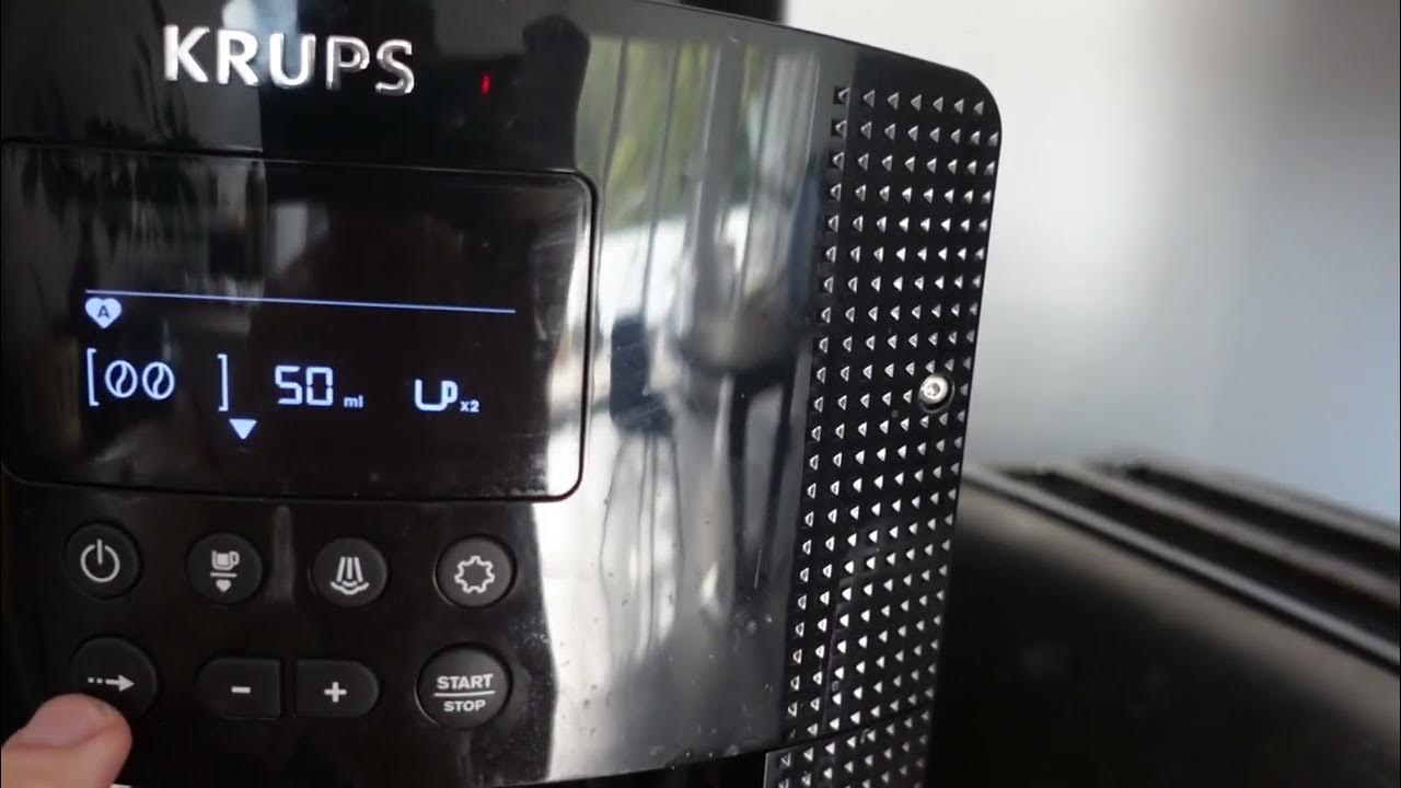 How to change favorites on krups espresso machine youtube