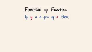 Introduction to Implicit Differentiation Using the Function of a Function Rule (Chain Rule)