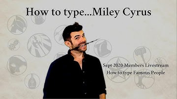 How to type...Miley Cyrus | How to type Famous People | CS Joseph