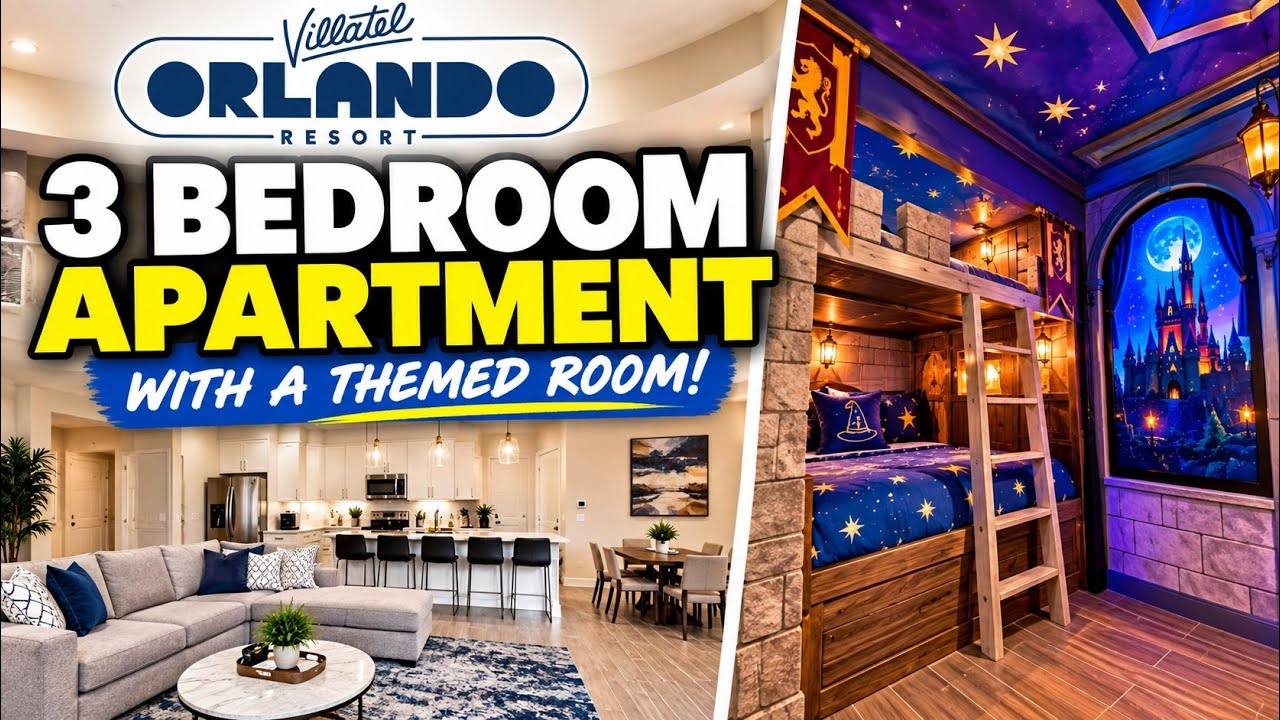 Villatel Orlando Resort 3 Bedroom Apartment Tour