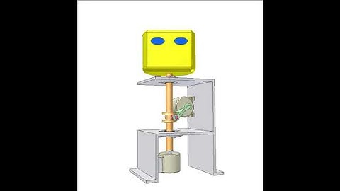 Robot head of 2 DoF (up-down and turn) 3