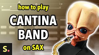 How to play Cantina Band | Saxplained Resimi