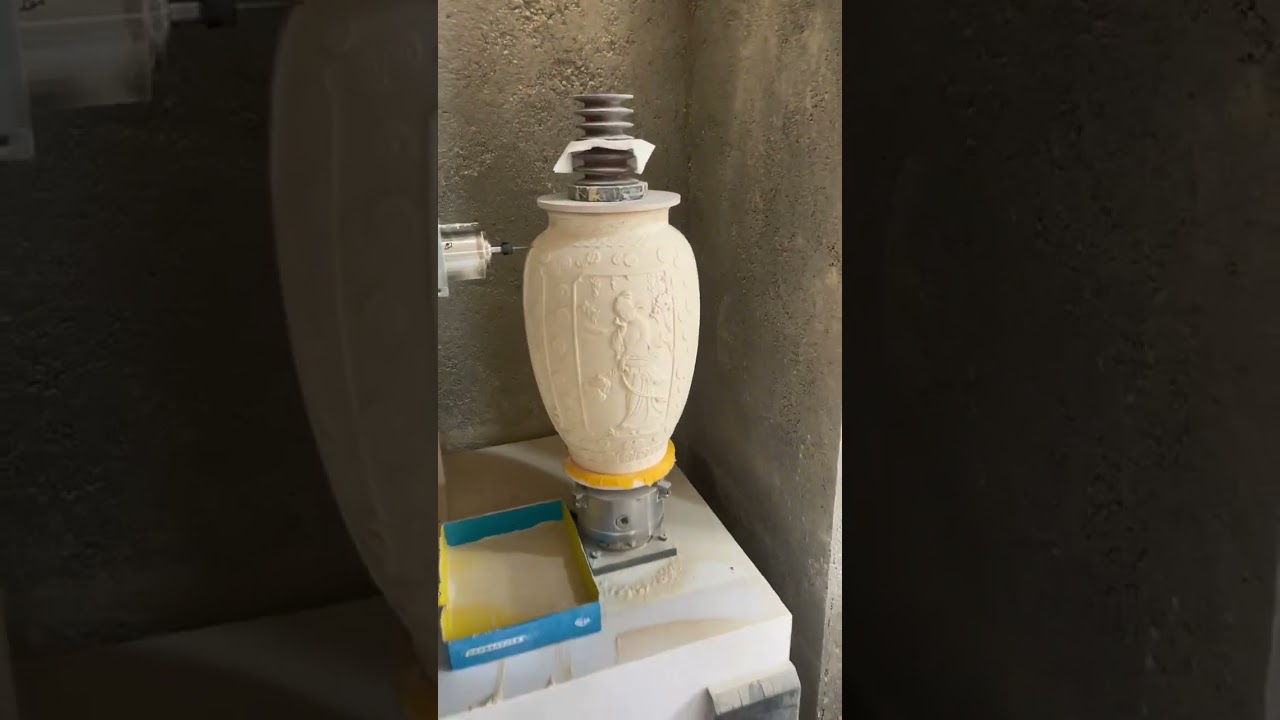 ceramics vase carving cnc router 