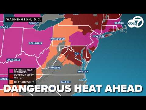 Extreme heat hits DC: Cooling centers, pools open for holiday weekend