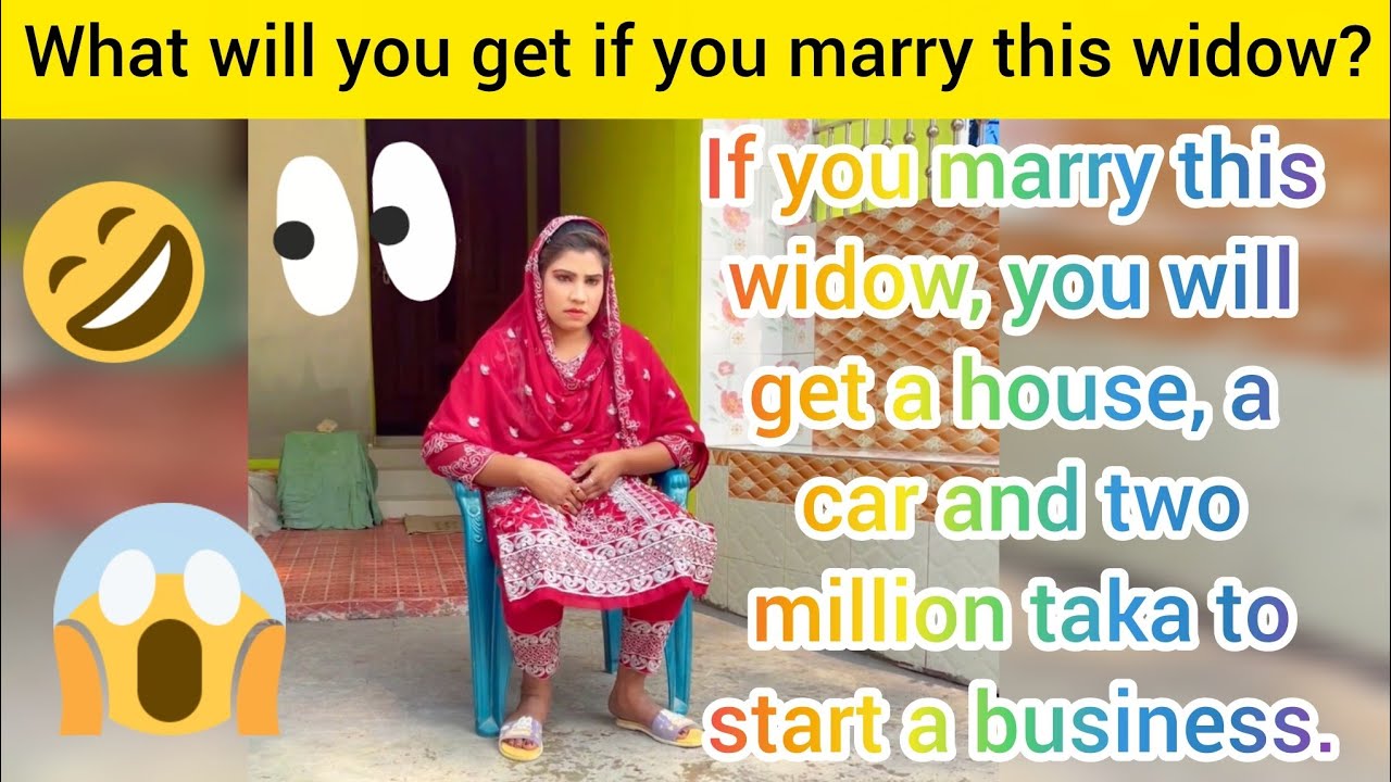 Great offer, see what you get if you marry this widowed woman