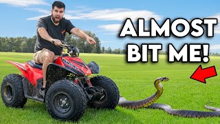We Found A Six Foot GIANT SNAKE While RIDING!