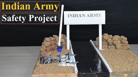Indian Army Safety Project, Inspire Award Project, RFID Based Security Project #technology