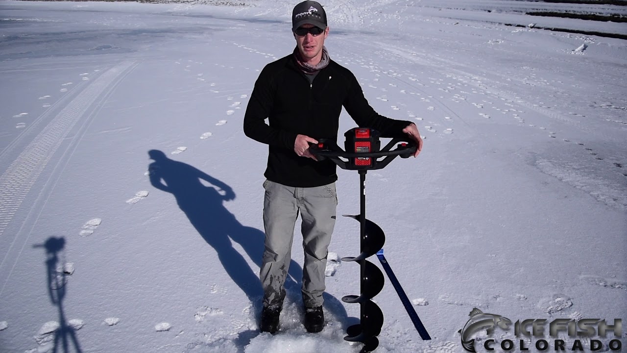 StrikeMaster 10 Inch Electric Auger Review -- Lithium 40v Electric Ice Auger  Review 