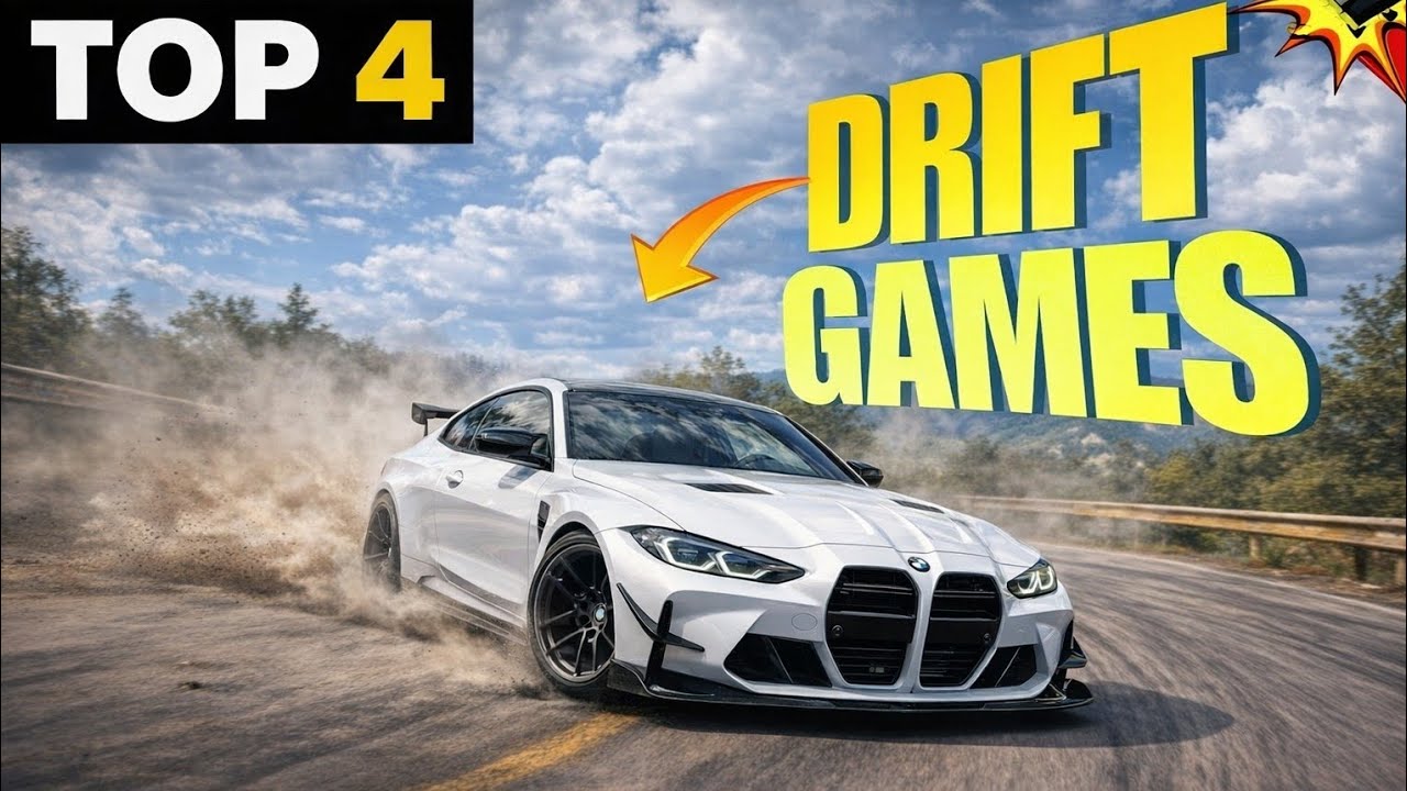 💥 Top 4 Realistic Drifting Car Games | Full Gameplay Review