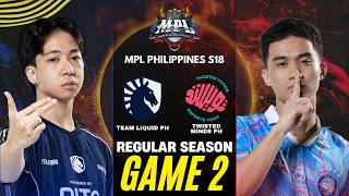 [GAME 2] TEAM LIQUID PH vs TWISTED MINDS MPL PH S18 REGULAR SEASON | TLPH vs TWIS screenshot 5