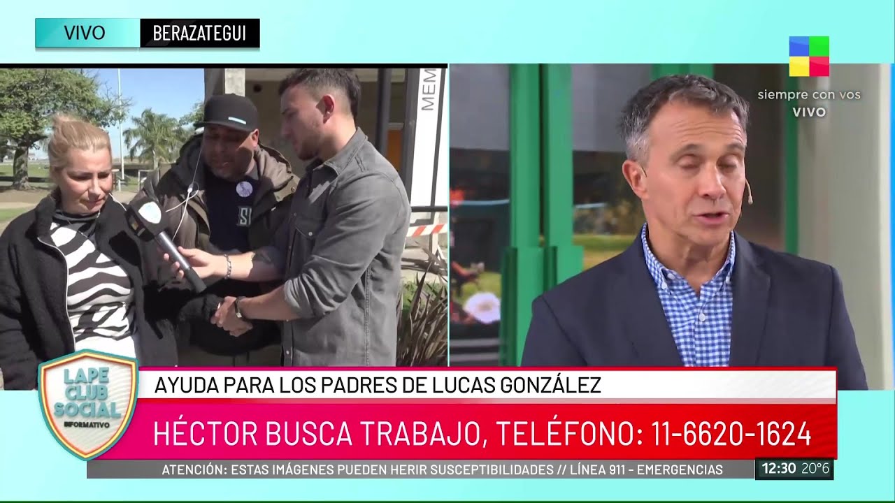 🔴 ASESINATO DE LUCAS GONZÁLEZ: CONFIRMARON EL 