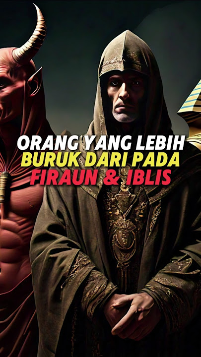 People Who Are Worse Than Pharaoh & Even the Devil #islamicstory