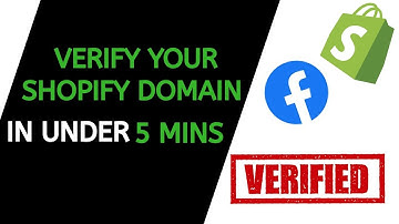 How to Verify Your Shopify Domain on Facebook Business Manager FAST.