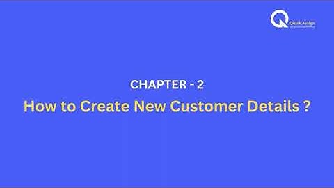 How Create or Entry New Customer In Quick Assign Service and AMC Management CRM Software !