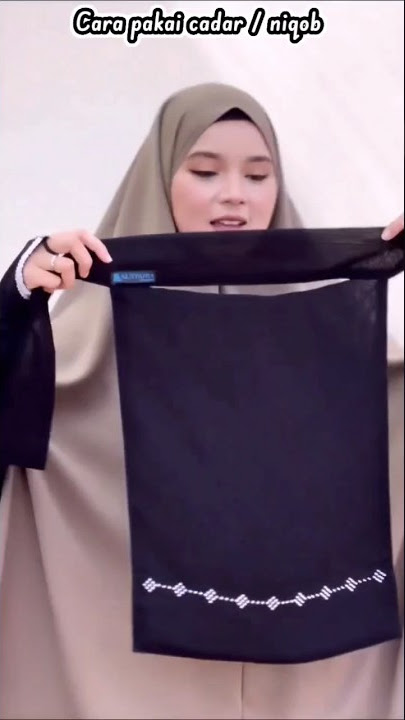 Masya Allah Tutorial ukhti memakai cadar/ niqob