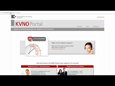 Abrechnungsunterlagen im KVNO-Portal