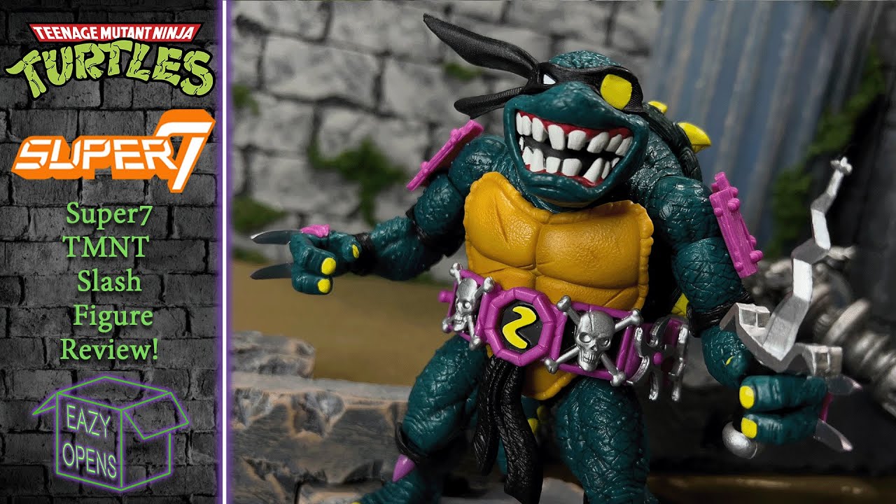 Super7 TMNT Ultimates Slash Action Figure Review! - YouTube