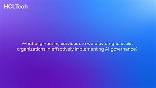 Governance in GenAI: A leader's perspective | Govind Chandranani, Associate Vice President, HCLTech