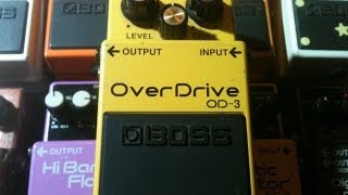 Boss Pedal Review 9: OD-3 OverDrive Boss Pedal Review 9: OD-3 OverDrive