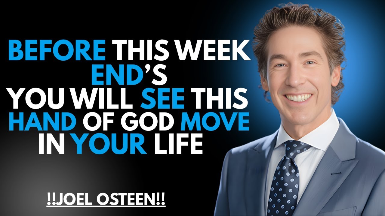 GOD S HAND IN YOUR LIFE!! EXPECT A SUDDEN TURNAROUND!! BEST SPEECH EVER BY JOEL OSTEEN!!