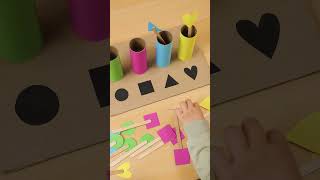 DIY-Sortierspiel Formen und Farben | Bastelideen | Spielideen