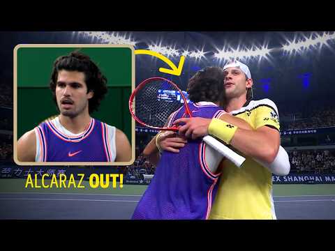 OUT! Bergs STUNS Alcaraz In Shanghai | Highlights + Reaction
