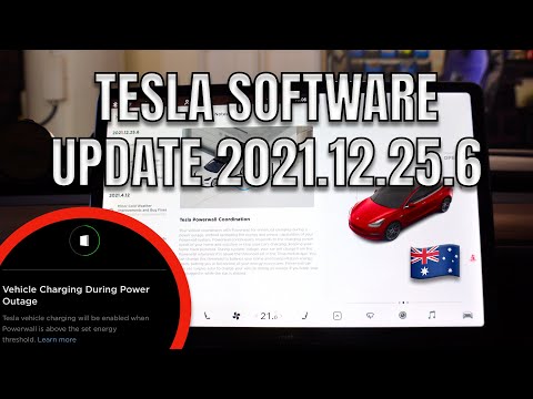 Tesla Software Update 2021.12.25.6 Model 3 Powerwall Coordination