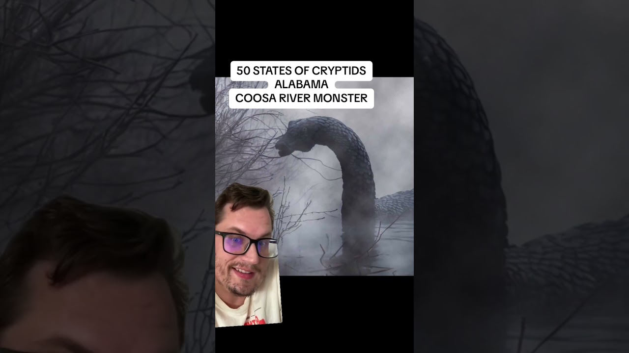 50 States of Cryptids: Alabama: Coosa River Monster. #alabama #cryptid