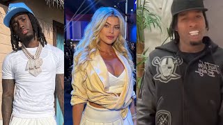 Kai Cenat Reacts to a model who leaked his private photos and Lexi Back Together