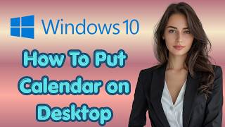 How To Put Calendar on Desktop Windows 10 (Latest Update) screenshot 5