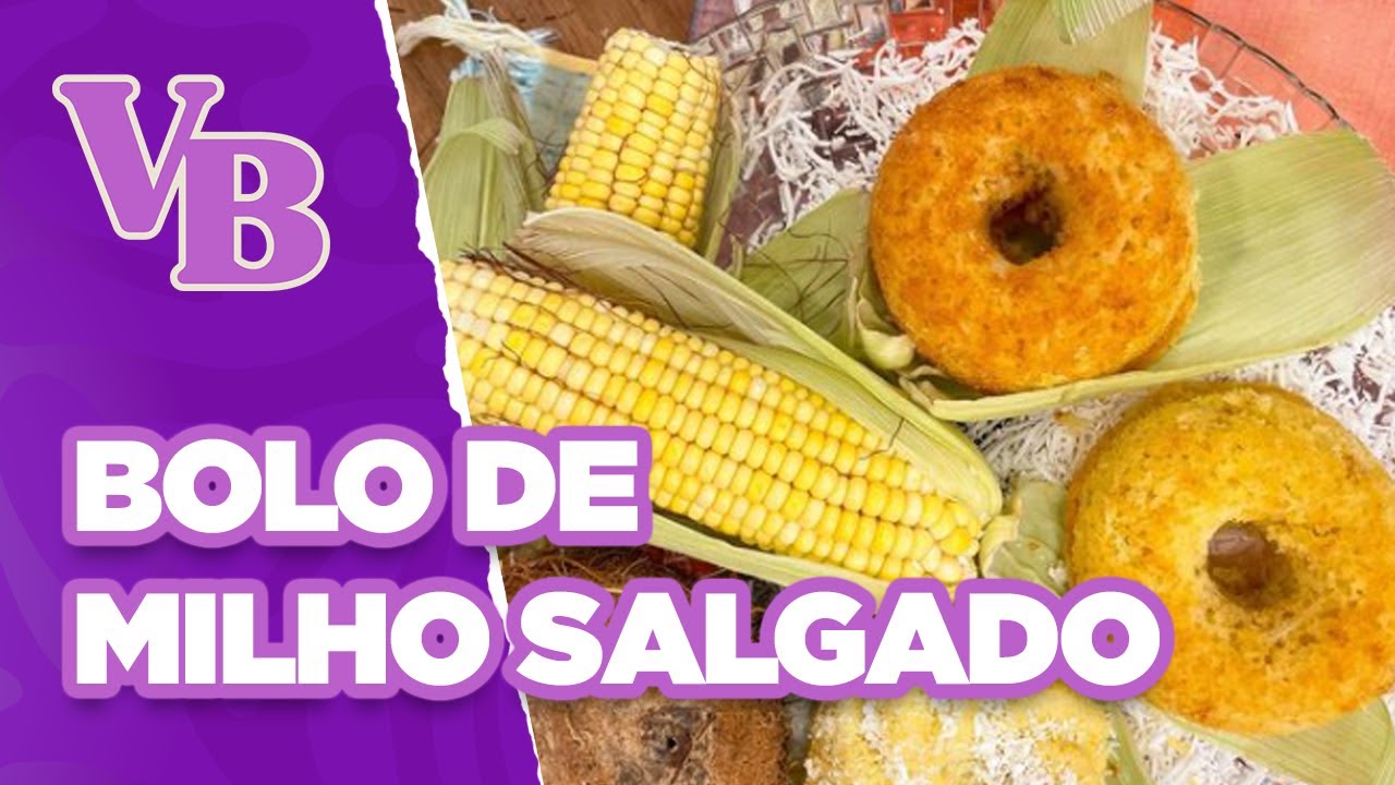 Bolo de MILHO com coco SEM GLÚTEN - Você Bonita (17/06/2024)