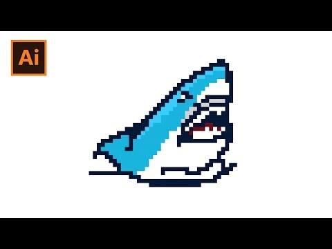 Tutorial pixel art 8 bit adobe illustrator