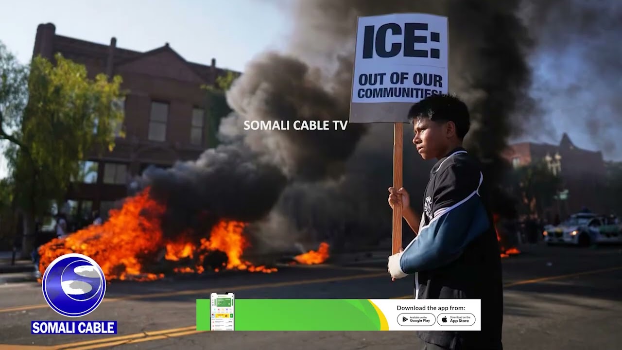 Rabshado & Rasaas: Rabshado xooggan oo ka socda Magaalada Los Angeles ee dalka Mareykanka.