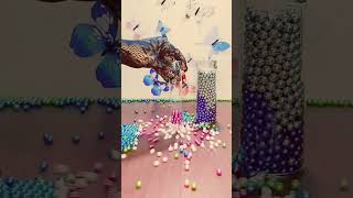 This Bead Sorting Trick Will Blow Your Mind! #shorts  #oddlysatisfying #beads #relaxing