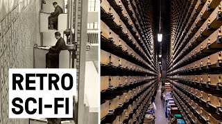 Incredible technological room with 130 million papers that has information about every Czech