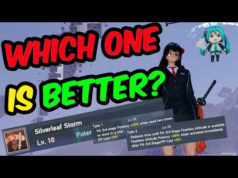 [PSO2:NGS] Which Tech Arts to use for Silver Leaf Storm?