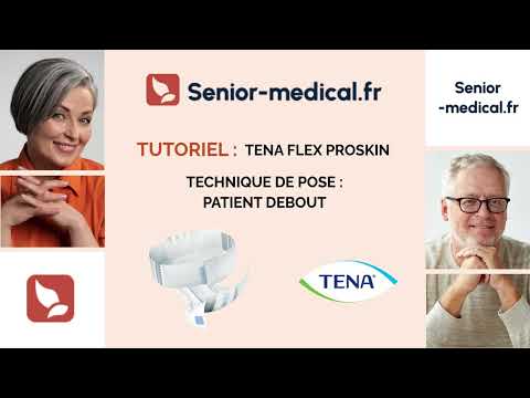 TENA Flex ProSkin -Technique de pose en position debout