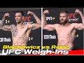 UFC Vegas 54 OFFICIAL WEIGH-INS: Błachowicz vs  Rakić