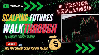 Scalping Nasdaq Futures 800 Tick Chart! ENTRY + EXIT Walkthrough!  Day Trading NQ ES
