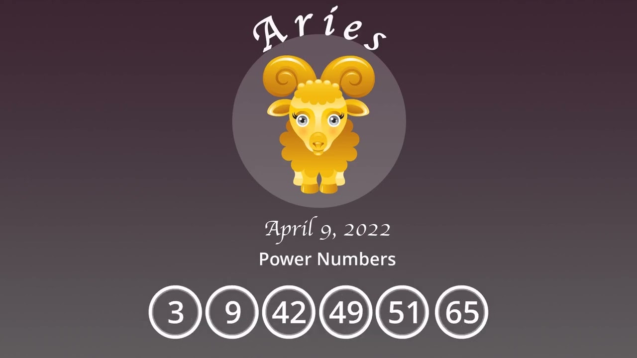 Aries horoscope for April 9, 2022 YouTube