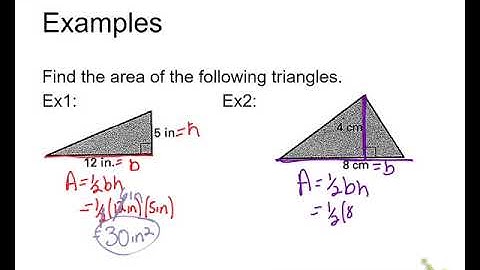 Geometry: 8.4 area of triangles (Day 2)