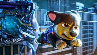 Chase Is The Bravest Dog Ever | Paw Patrol: The Movie Best Scenes 🌀 4K