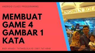 Praktek membuat Game Android Tebak satu kata dari empat gambar - Buat Buat Game Tanpa Kode & Install screenshot 4