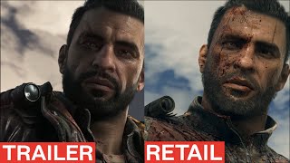 Dying Light The Beast - Trailer Vs Retail Graphics Comparison