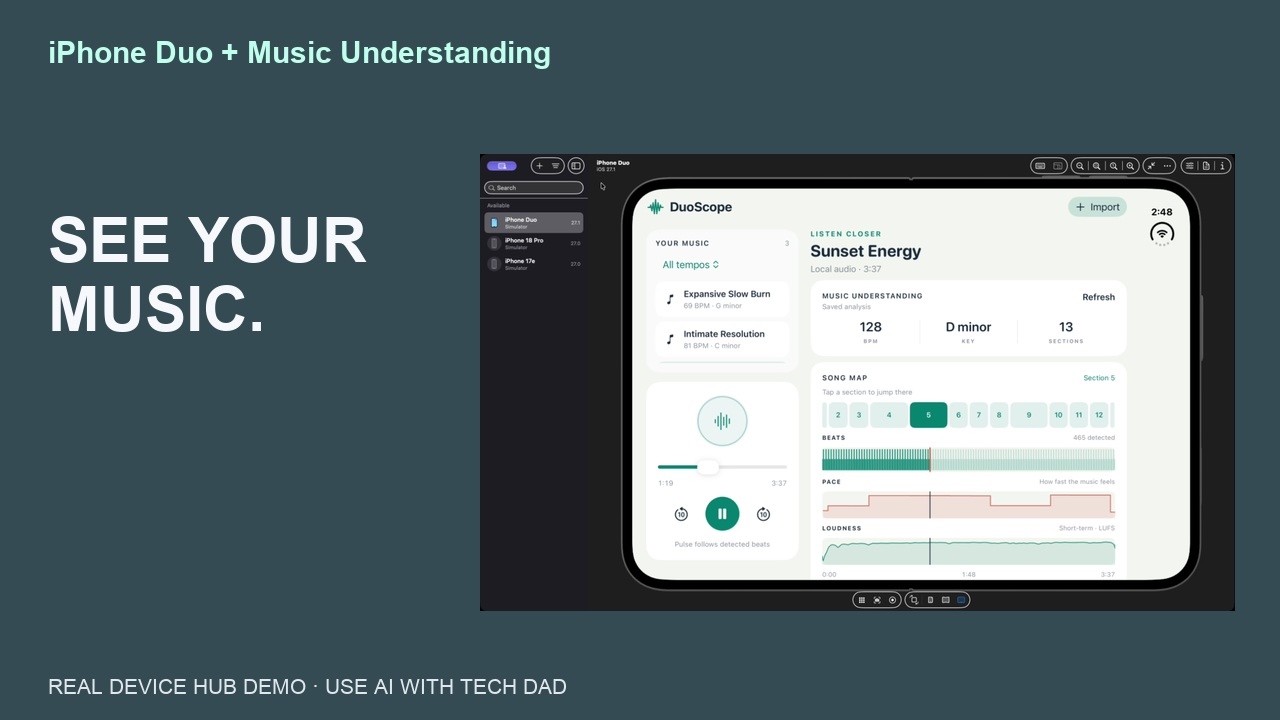 I Built a Music Intelligence App for iPhone Duo | Music Understanding