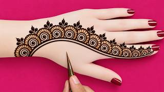 Easy mehndi design | Latest mehndi design | Back hand mehndi | Mehndi ka design | Mehndi design