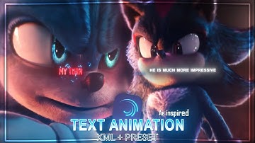 Ae inspired Text Animation like @wholelottanothingg  in Alight motion (+Preset)