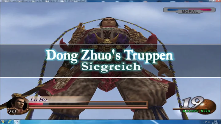 Dynasty Warriors 3XL LuBu Story Speedrun #2 (Hard)