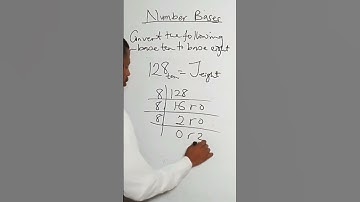 Number Bases: Conversion From Base Ten to other Bases #maths #numberbases